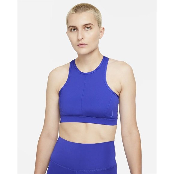Nike Yoga Dri-FIT sport bra SwooshWomen’s Size M‎ - Picture 1 of 11